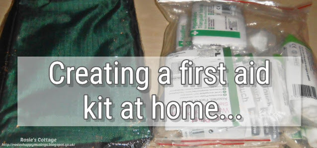 Blogtober Day 14: Creating a first aid kit at home