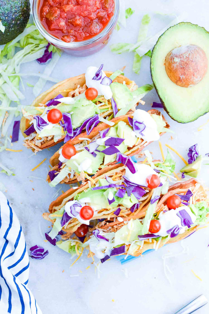 Easy Shredded Chicken Tacos