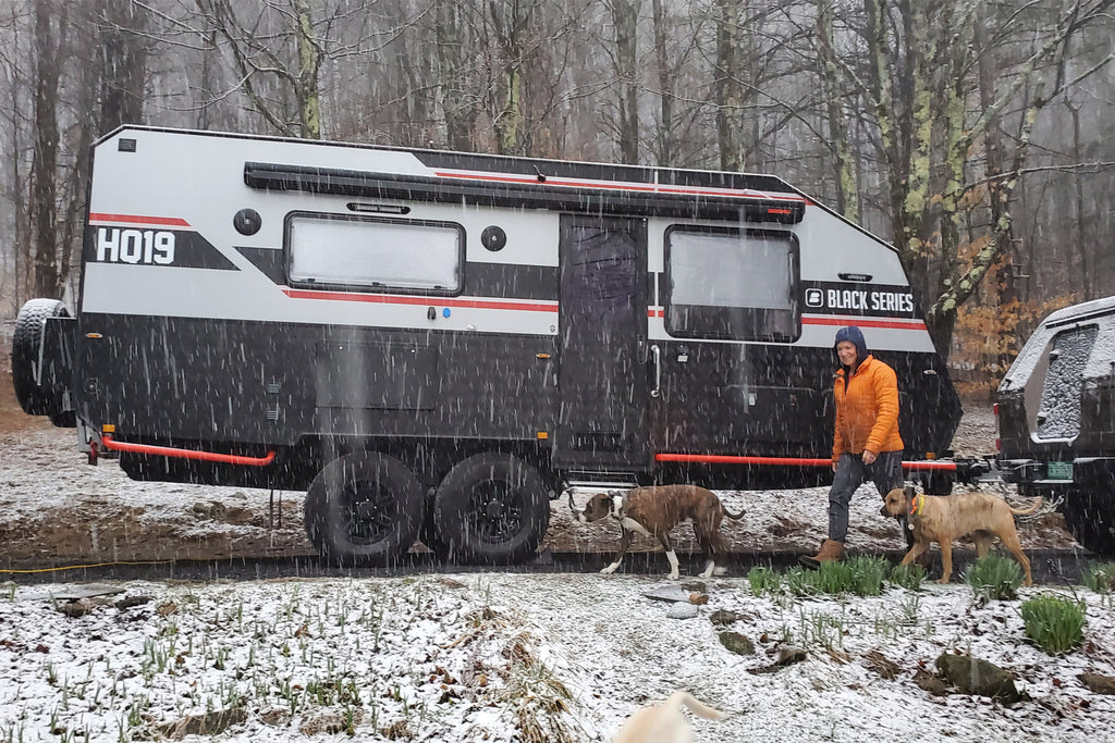Rugged Luxury: Meet the Black Series HQ19 Travel Trailer
