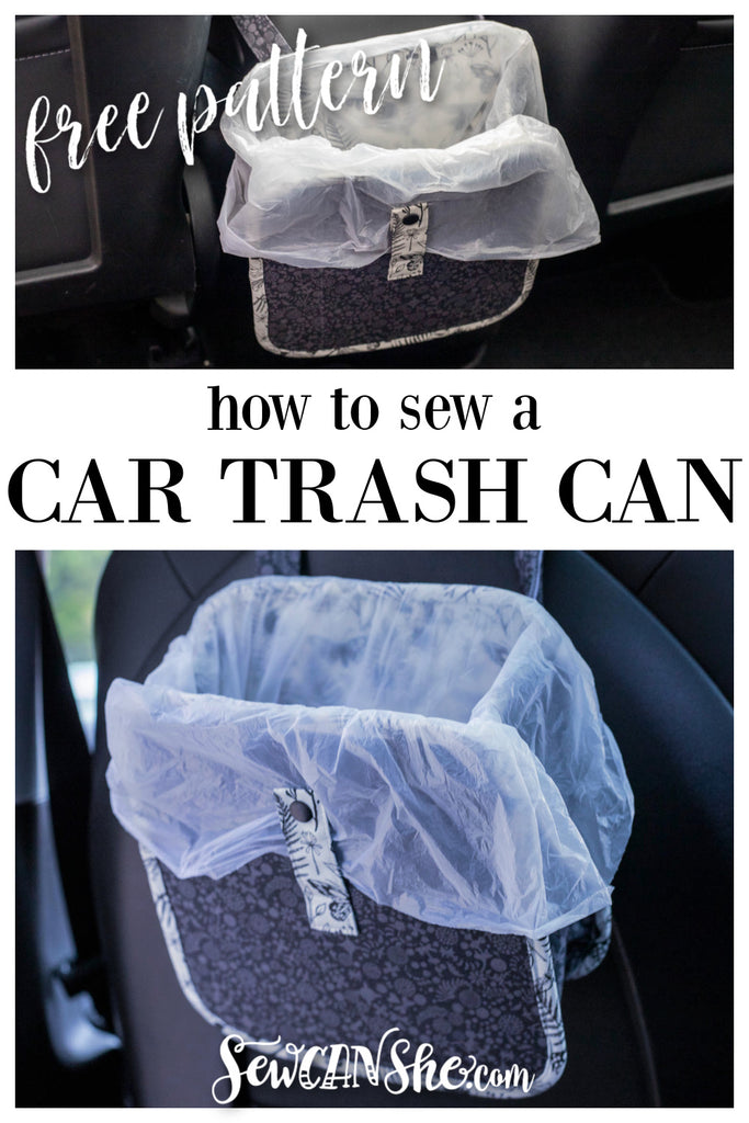 How to Sew a DIY Car Trash Can – Free Sewing Pattern