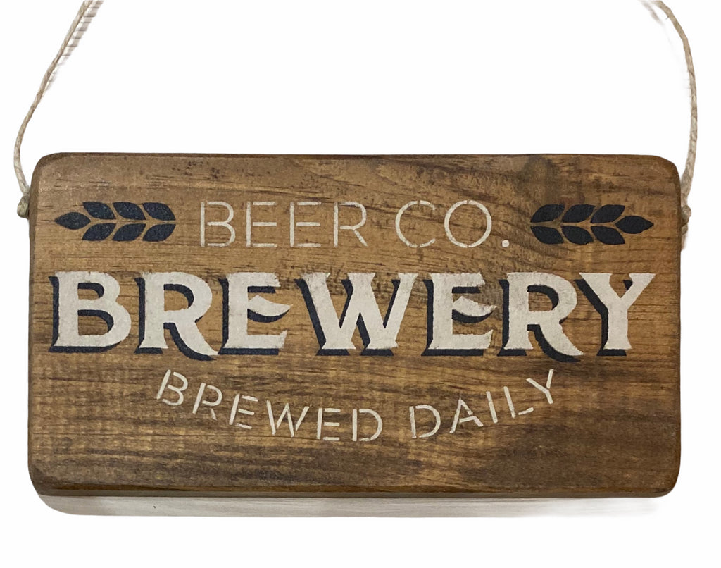 Beer Company Brewery - Mini Plank - 11-in