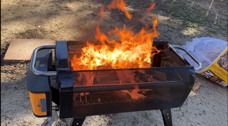 REVIEW – Who doesn’t like to sit around a cozy fire pit on a chilly evening outside?  How about a fire pit that you can pack up and take with you?  How about one that will also let you cook on it and is designed to radiate heat out to the sides and...