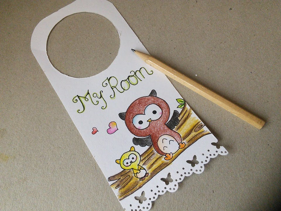 DIY: Owl Themed Door hanger :) by Vi Crafts (7 years ago)