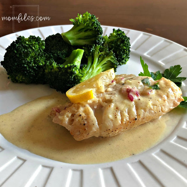 Alaskan Cod In A Creamy Lemon Butter Sauce (Recipe)