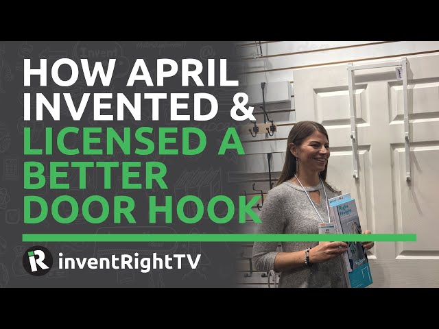 April Mitchell is an inventor and an inventRight student who licensed her idea for an adjustable over-the-door hook that is more accessible to more people.