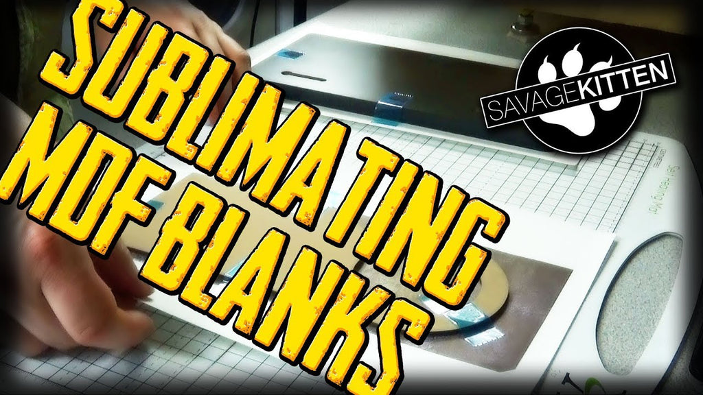 Sublimation Printing onto MDF items (door hanger and key hooks) by savagekitten1 (2 years ago)