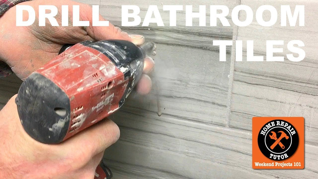 Today's video shares how to drill a hole in tile without cracking tiles