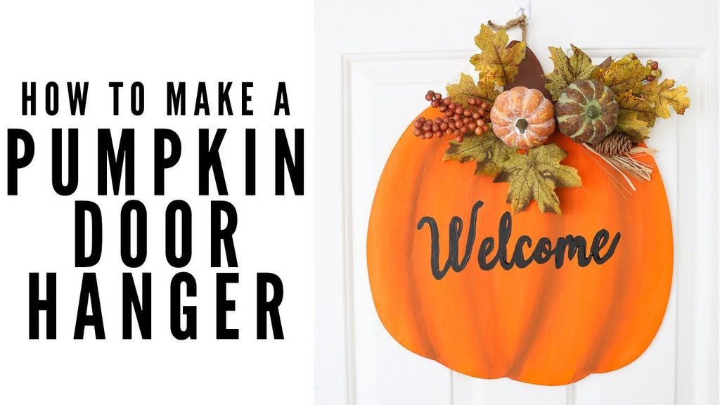 DIY Pumpkin Door Hanger by Angie Holden (1 year ago)