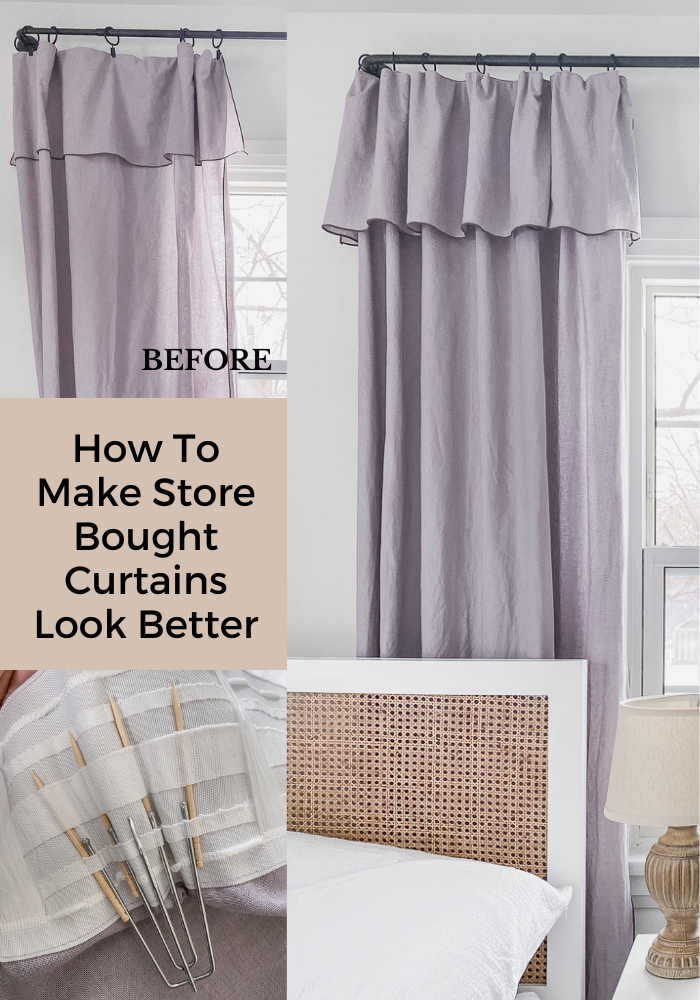 How To Make Store Bought Curtains Look Better