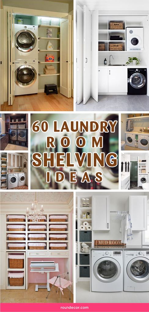 60 Laundry Room Shelving Ideas