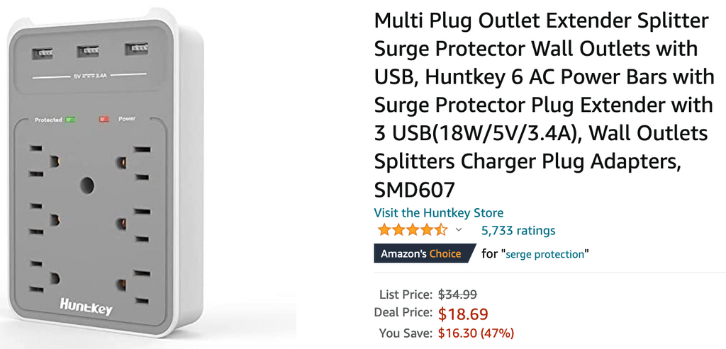 Amazon Canada Deals: Save 47% on Multi Plug Outlet Extender + 32% on Stand Mixer + 51% on Women’s Sports Bra + 55% on Women’s Snow Boots + More Offers