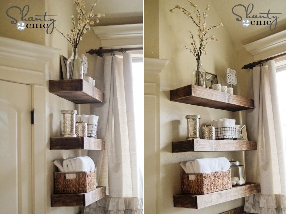 DIY Bathroom Shelves To Increase Your Storage Space