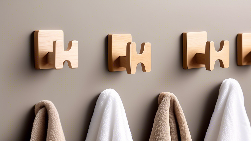 Adhesive Towel Hooks: Effortless Organization