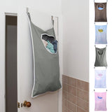 Laundry Hamper Bag Door Hanging Suction Cup Mounted Clothes Basket Organizer