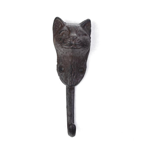 1x Wall Door Hook Hanger home decor Ca Iron Cat Dog Head Design Hat key Bag hanging hooks for Coffee Studio Bar Shop