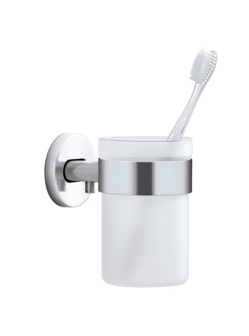 Wall Mounted Toothbrush Holder Frosted Glass
