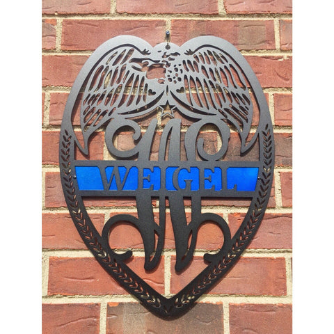 THE DAVID: Eagle Law Enforcement Monogram Sign